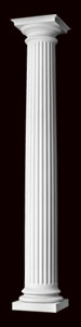 Design #109 - Wood - Roman Doric Capital and Attic base - All Sizes Available