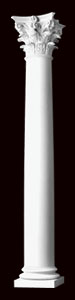 Design #120 - Wood - Roman Corinthian Capital and Attic Base - All Sizes Available