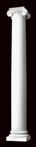 Design #128 - Wood - Roman Ionic Capital and Attic Base - All sizes available