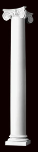 Design #132 - Wood - Sacamozzi Ionic and Attic Base - All Sizes Available