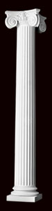 Design #133 - Wood - Sacamozzi Ionic and Attic Base - All Sizes Available