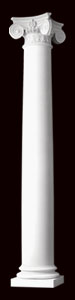 Design #138 - Wood - Empire w/Necking capital and Attic base - All sizes available