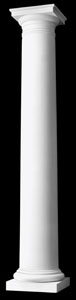 Design #460 - Stock Colonial Wood - Tuscan capital and base - 8" x 8'-0"