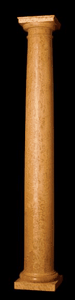 Design #100 - Bird's Eye Maple - Tuscan capital and base - All sizes available