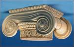 Greek Ionic Erechtheum with Necking capital - stain-grade - 3" diam.