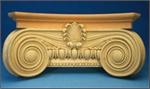 Modern Ionic Semi-Classic capital - stain-grade - pilaster