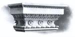 Roman Doric Diocletian capital - stain-grade - pilaster