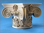 Ionic Renaissance Chicago capital - stain-grade (round)