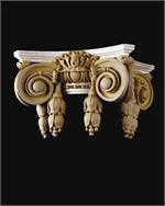 Italian Renaissance Ionic Scamozzi with Drops capital - stain-grade (round)