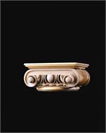 Roman Ionic Rome capital - stain-grade (round)