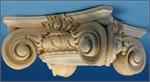 Italian Renaissance Ionic Scamozzi capital - stain-grade (round)